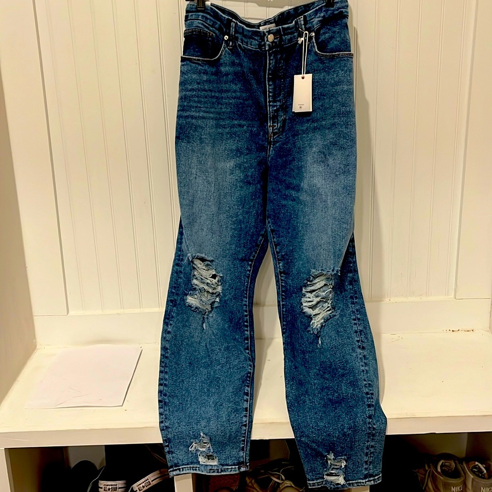 NWT Good American Jeans (owned by Khloe Kardashian) in size 24.